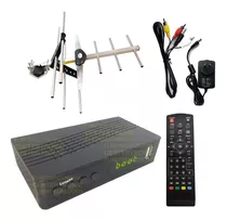 Kit Tda Deco Receptor Tv Digital + Antena Exterior Hd Aeu-05