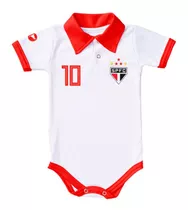 Body Do São Paulo Camisa Polo Tricolor Roupinha De Bebê Spfc