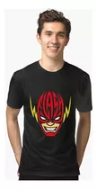 Remera Superheroes Caras- Manga Corta Unisex Cuello Redondo 