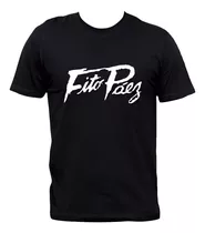 Remera Fito Páez Logo Rock Nacional Algodón Premium