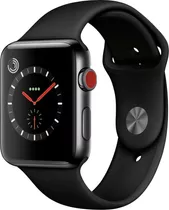 Vitrine Apple Watch 3 42mm Cinza Preto  Garantia Brindes S3