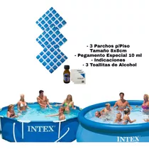 Kit 3 Parches Parchos P/ Piso De Piscinas Intex Bestway 