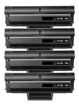 4x Cartucho Toner Laser Mfp 135a 135w Com Chip 105a W1105a