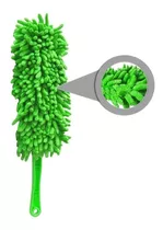 Cepillo D Mano Microfibra Verde Multiuso Limpieza Auto Hogar