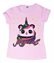 Remeras De Nena Manga Corta Sublimado Varios Diseños!!