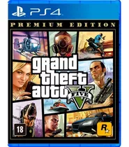 Gta 5 Ps4 Grand Theft Auto V Premium Mídia Física Lacrado 