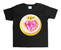 Remera Negra Niños Sailor Moon  R279