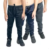 3 Calça Infantil Escola Resistente Helanca Flanelada Premium