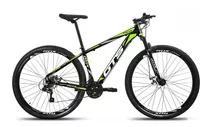 Bicicleta Aro 29 Gts Alumunio Rdx 21v Câmbio Shimano A Disco Cor Preto/verde Tamanho Do Quadro 19