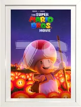 Póster Película Súper Mario Bros. Afiche Enmarcado Honguito