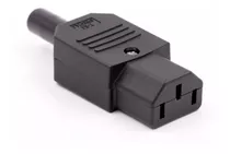 Plug Ac Tripolar C13 10a Fêmea