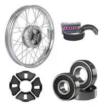 Roda Traseira Completa Patim Bucha Rola Ybr 125/ Factor 125 