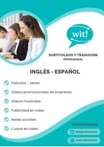 Subtitulado Y Traduccion Profesional Ingles-español.