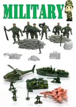 Soldado Plastico Soldadinho Brinquedo Avião Tanque Guerra