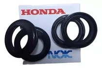 Retentor Bengala + Guarda Pó Honda Xre300 Nx400 Falcon Par 