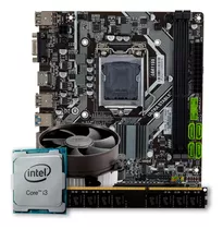 Kit Upgrade, Intel Core I3 + Placa Mãe + 8gb Ddr3 Cor Preto