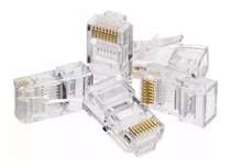 Fichas Rj45 Conector Red Cable Utp Ethernet Lan Wan X 20 $