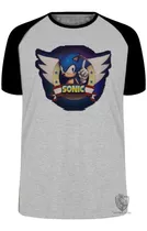 Camiseta Blusa Sonic Game Arcade Classico Anos 90 Mega Drive