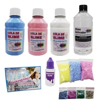 Kit De Slime Mini Ine Slime Com Ativador Especial De Natal