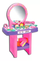 Tocador Maquillador Infantil Set De Belleza Accesorios 