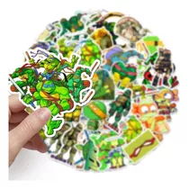 Increible Set De 50 Stickers De Las Tortugas Ninja Mutantes