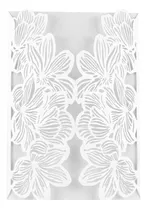 100 Envelopes Floral Rendados/ Desing Elegante- Cor Branco