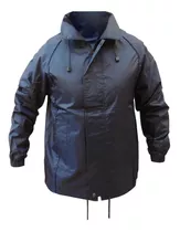 Rompeviento Hombre Talle Grande  Impermeable Capucha Campera