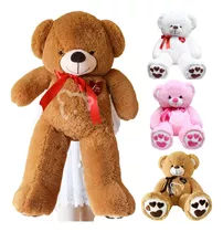 Oso De Peluche Grande Gigante Amor Corazón, 0.8 Metro