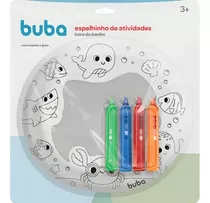 Espejo + Crayolas Para Baño Buba, Mvd Kids
