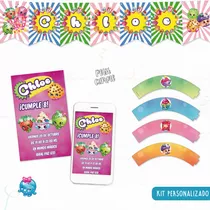 Kit Imprimible Shopkins Personalizado Cumpleaños Infantiles