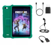 Tablet T-go Gaming Kids Tb780ik-4r 7 Pulgadas Octacore 8 Nucleos 64gb Almacenamiento 4gb De Memoria Dual Cam Aplicación Con Juegos Incluida Y Funda De Silicona Infantil Niños Niñas