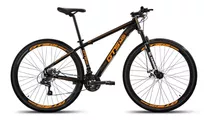 Mountain Bike Gts Pro M5 Techs Aro 29 19  21v Freios De Disco Mecânico Cor Preto/laranja