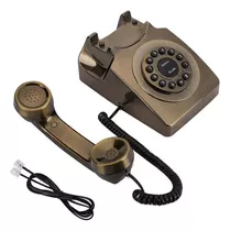 Wx-3123# Bronce Antiguo Teléfono Fijo Teléfono Escritorio