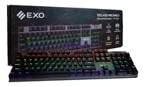 Teclado Gamer Exo Mecánico Retroiluminado Mk806 Color Del Teclado Negro