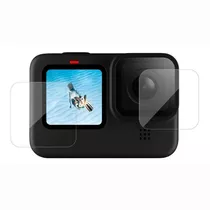 Kit C/ 3 Pelicula Hd De Vidro P/ Gopro Hero 9 Black 