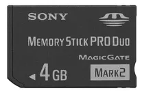 Memory Stick Pro Duo 4gb W70 W80 W85 W90 W100 W110 W115 W120