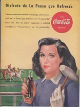 Dos Hojas Publicidad Vintage Coca Cola Refrescos Años 40 (3)