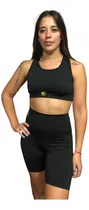 Conjunto Deportivo Mujer Calza Corta + Top