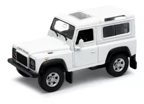 Welly 1:34 Land Rover Defender Blanco 42392cw