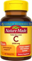 Vitamina C 1000 Mg Nature Made 60 Tabletas