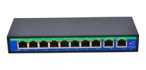 9 Porta 10 / 100mbps 8 Port E 2 Uplink Power Over Ethernet