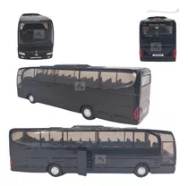 Miniatura Ônibus De Metal Abre Porta Fricção Brinquedo Top