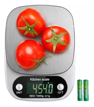 Balanza Cocina Digital Pesa Precisión Acero Inox + Abs 10 Kg