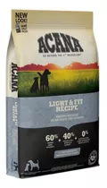 Alimento Acana Light & Fit Recipe Para Perro Adulto Todos Los Tamaños Sabor Mix En Bolsa De 11.4kg