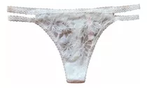 Colaless Bombacha Victoria's Secret Pink Blanca Talle L Y Xl