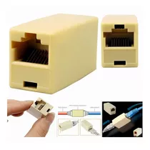 Emenda Rj45 Lan Femea X Femea P/ Cabo De Rede Prolongador 