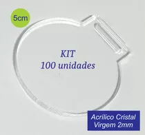 100 Medalhas Redonda 5cm Acrílico 2mm Para Personalizar