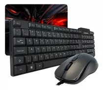 Combo Teclado Abnt2 + Mouse Usb Pc Notebook Home Office