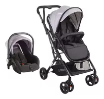 Coche De Paseo Bebesit Travel System Vox Gris Con Chasis Color Negro