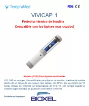 Conservador De Insulina Vivicap 1150 (p/lapiz Reutilizables)